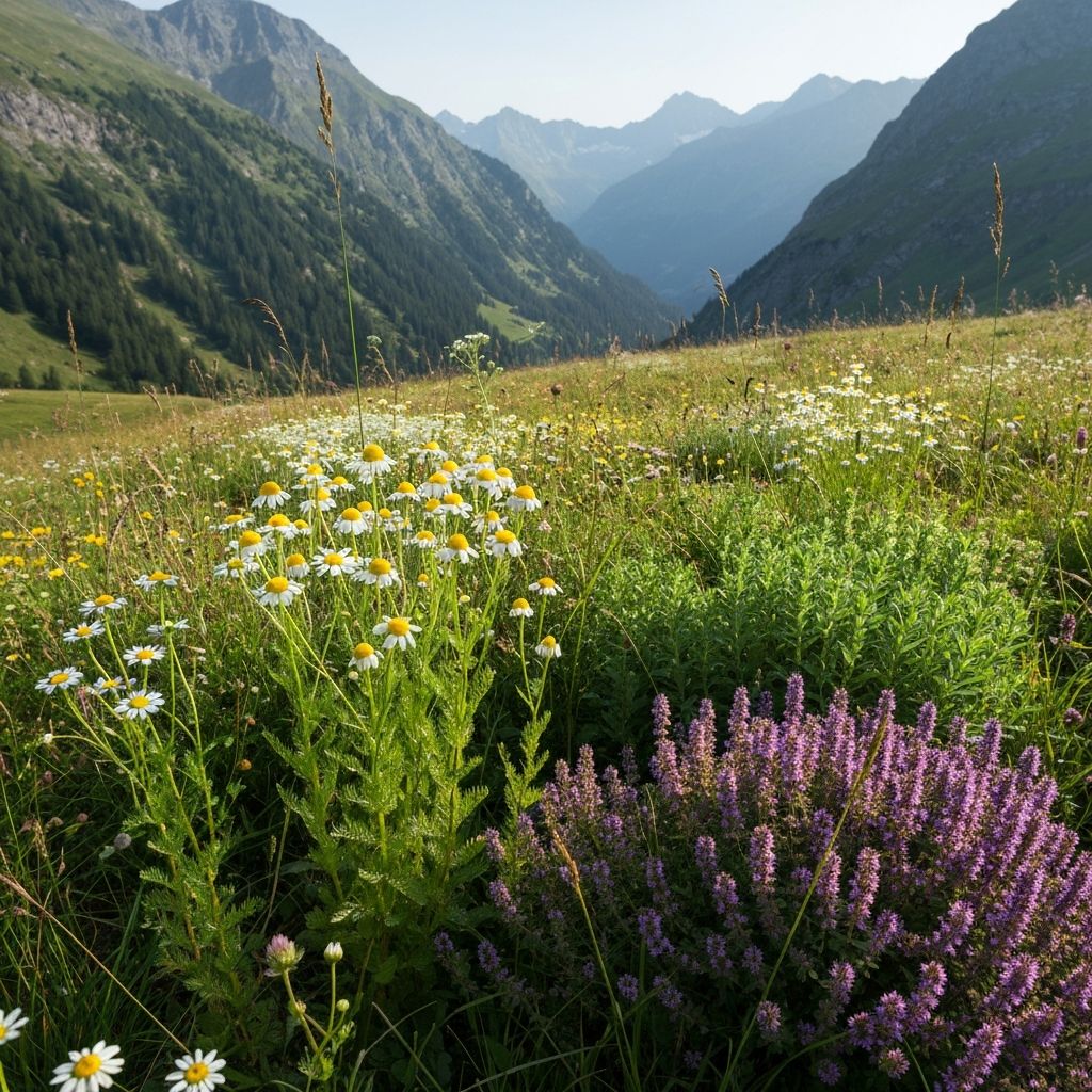 Traditionelle Nutzung in den Alpen